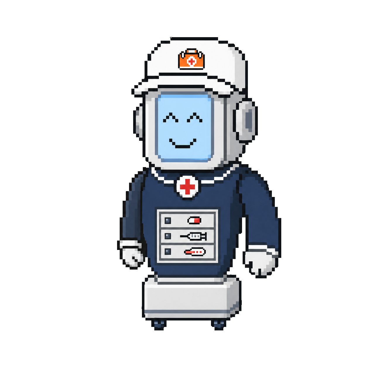 Healthcare robot mascot